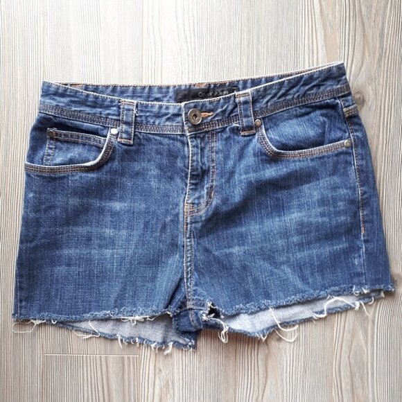 𝅺calvin KLEIN denim shorts - Picture 1 of 2